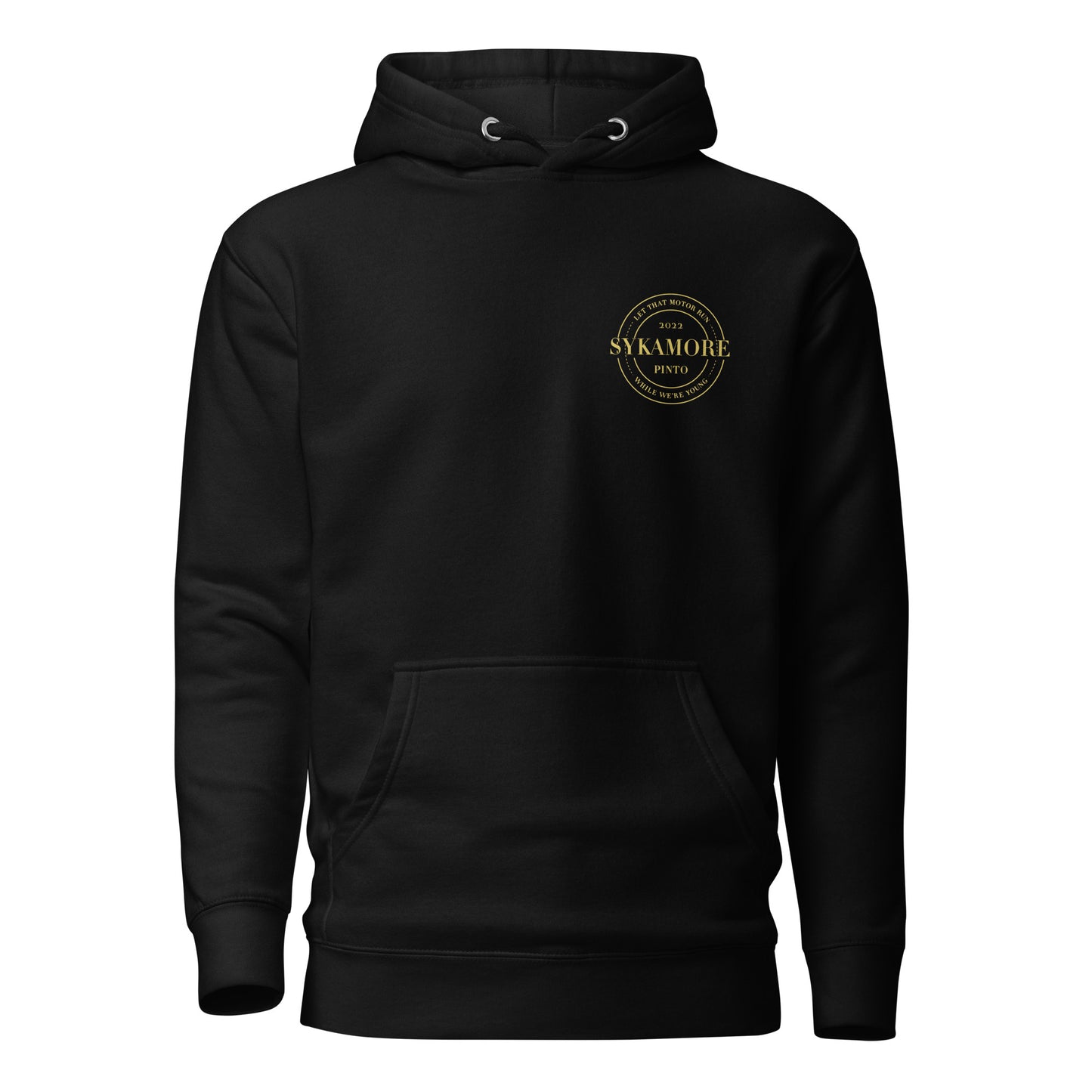 Pocket Hoodie Black/Yellow