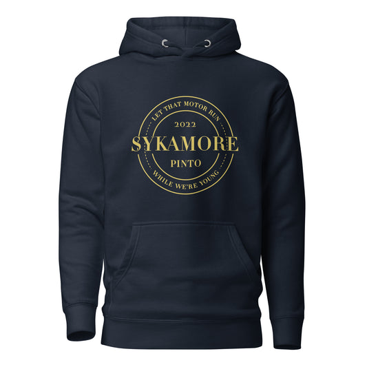 Unisex Pinto Hoodie Navy/Yellow