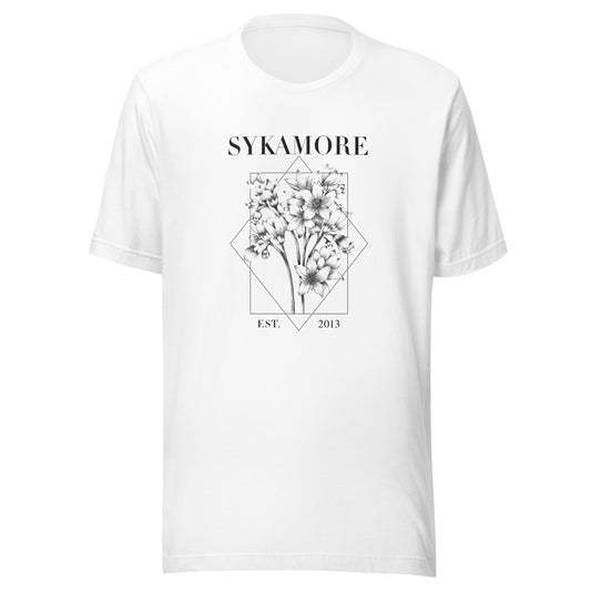 Sykamore White Wallflower T-Shirt (Unisex)